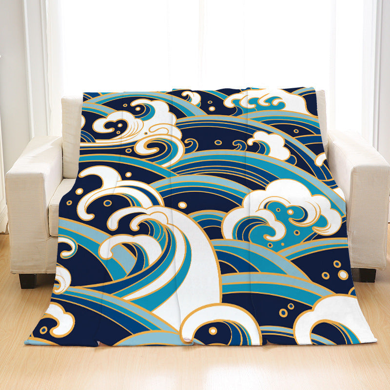 Mandala Print Style Fleece Blanket-2-50*60(inch)-Free Shipping at meselling99