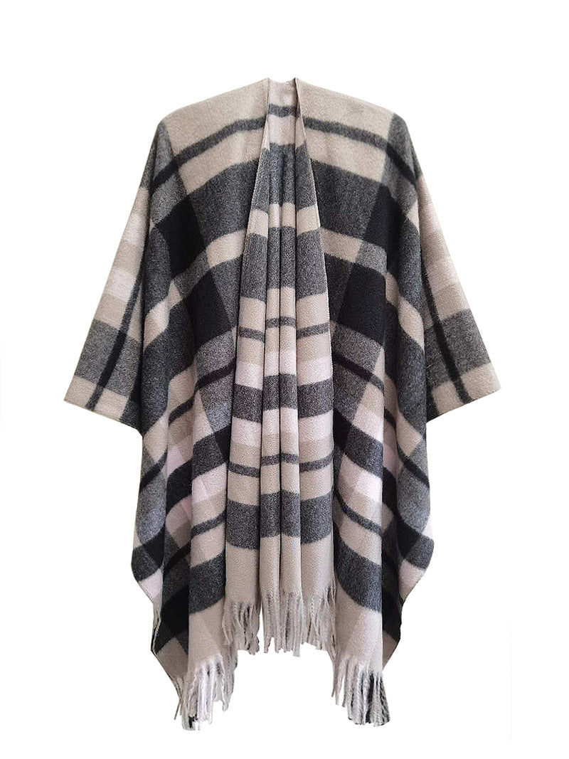 Winter Tassels Shawls Cape for Women-capes-SH10-01-160cm-Free Shipping at meselling99