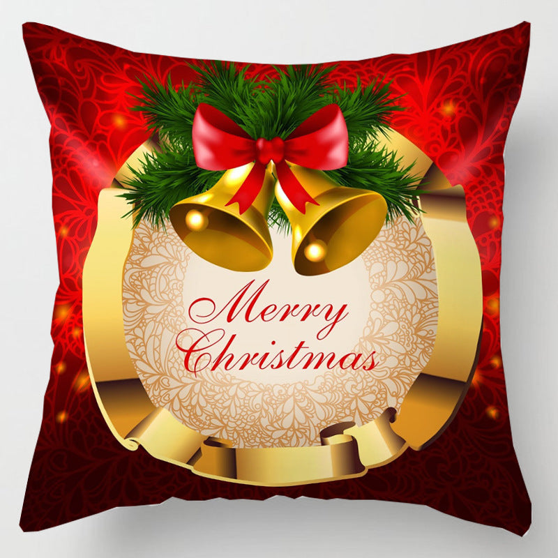 5pcs/Package Merry Christmas Santa Claus Pillow Case-pillowcase-B202208201-5-Velvet 45*45 cm-Free Shipping at meselling99