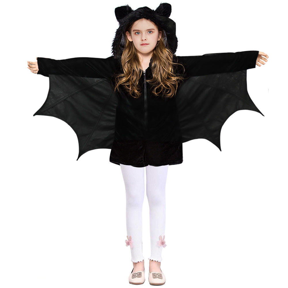 Halloween Bat Design Cape Cosplay for Kids-Halloween-Free Shipping at meselling99