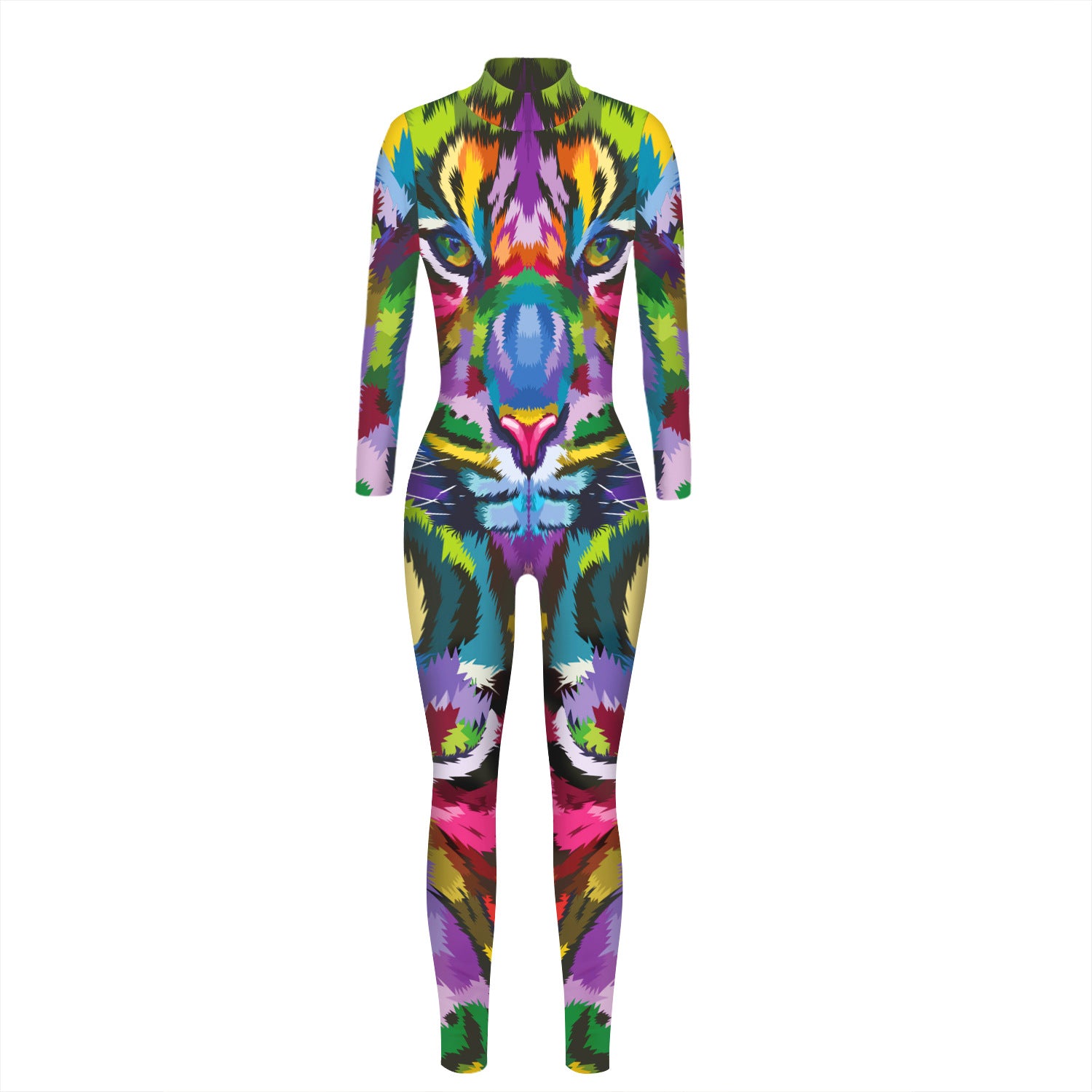 Happy Halloween Print Long Sleeves Jumpsuits Cosplay Costume-Costumes & Accessories-BAX150-S-Free Shipping at meselling99