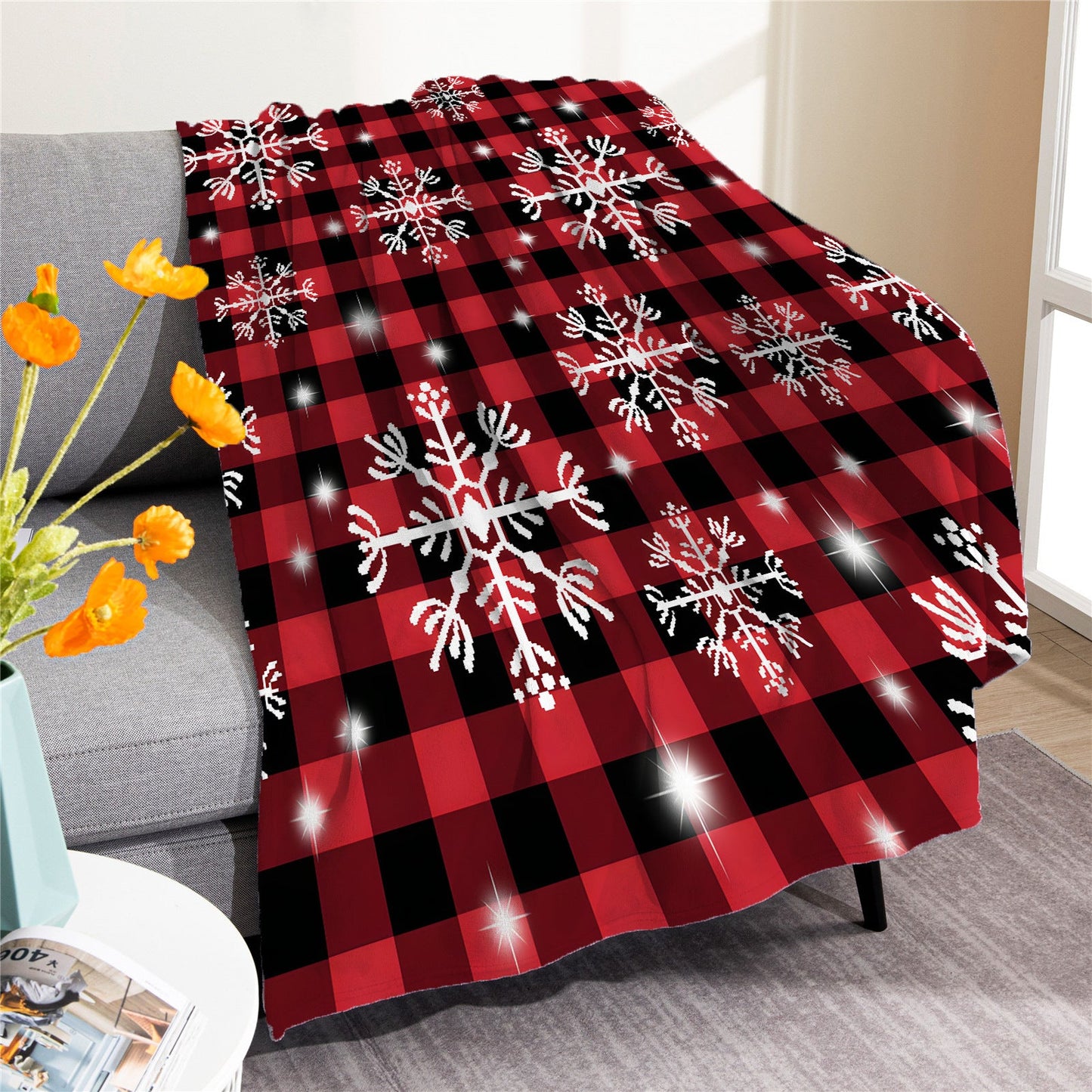 Merry Christmas Soft Fleece Throw Blankets-Blankets-M20220916-9-50*60 inches-Free Shipping at meselling99