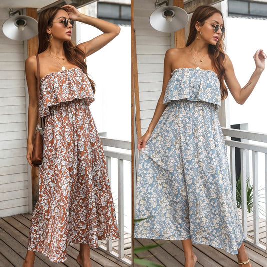 Summer Casual Long Holiday Beach Dresses-Dresses-Free Shipping at meselling99