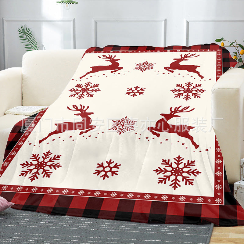 Merry Christmas Fleece Throw Blankets-Blankets-12-50*60 inches-Free Shipping at meselling99