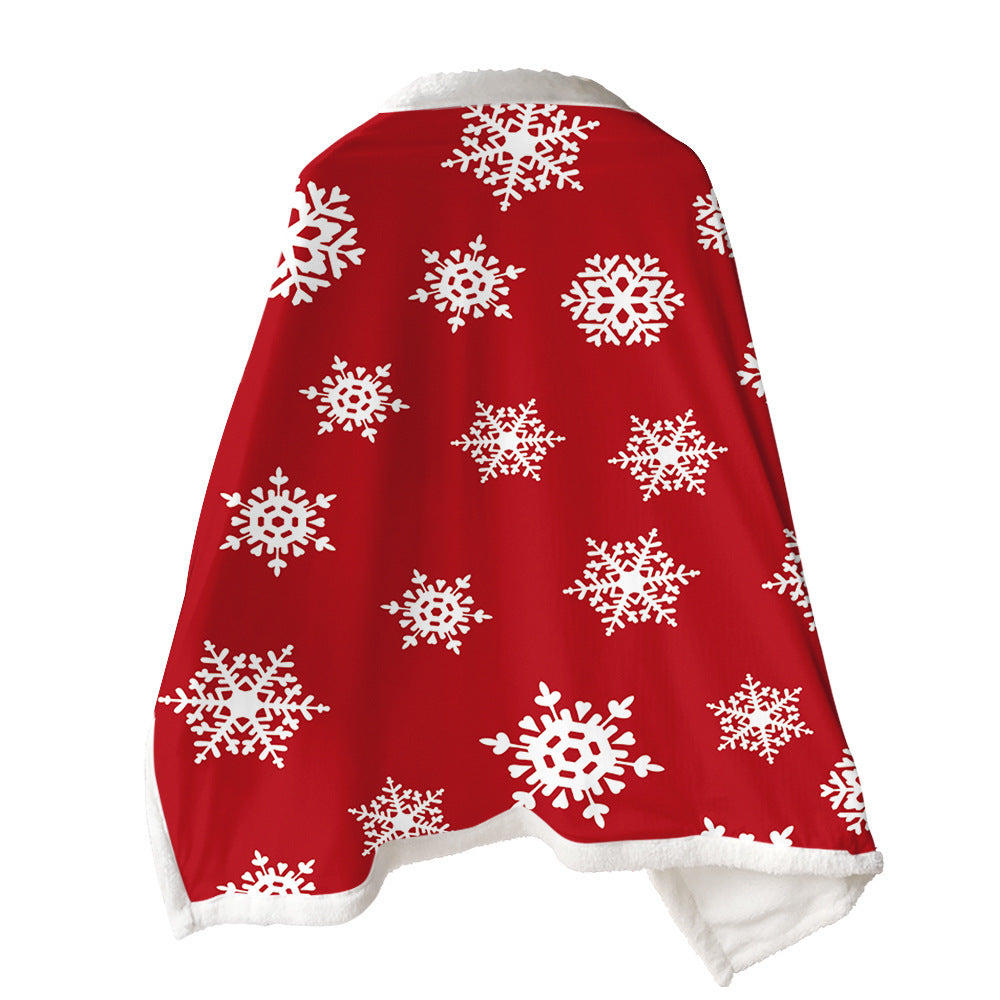 2 In 1 Warm Soft Throw Blanket for Christmas-Blankets-8-40*60 inches-Free Shipping at meselling99