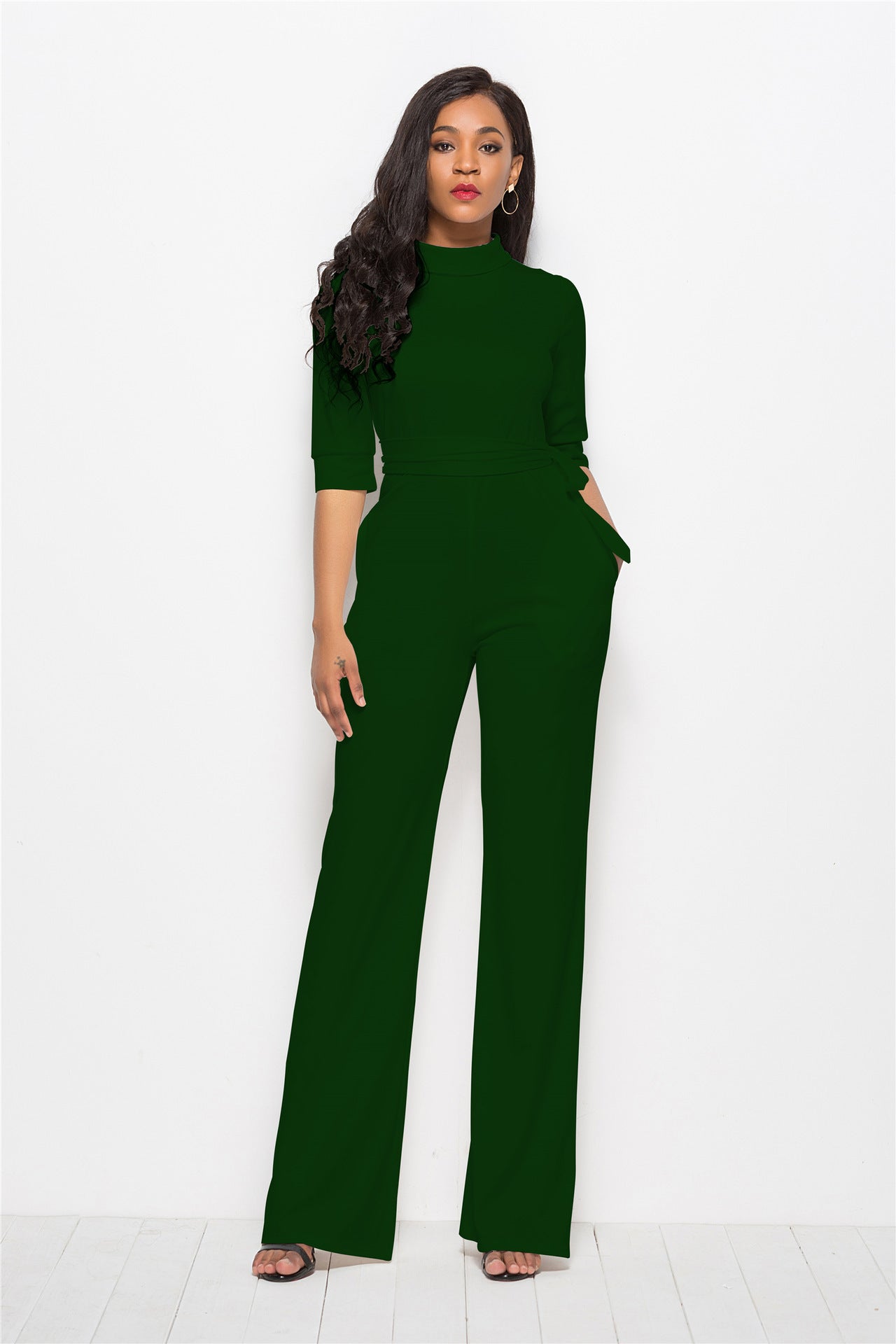 Sexy Fashion Women Fall Jumspuits-Women Suits-Dark Green-S-Free Shipping at meselling99