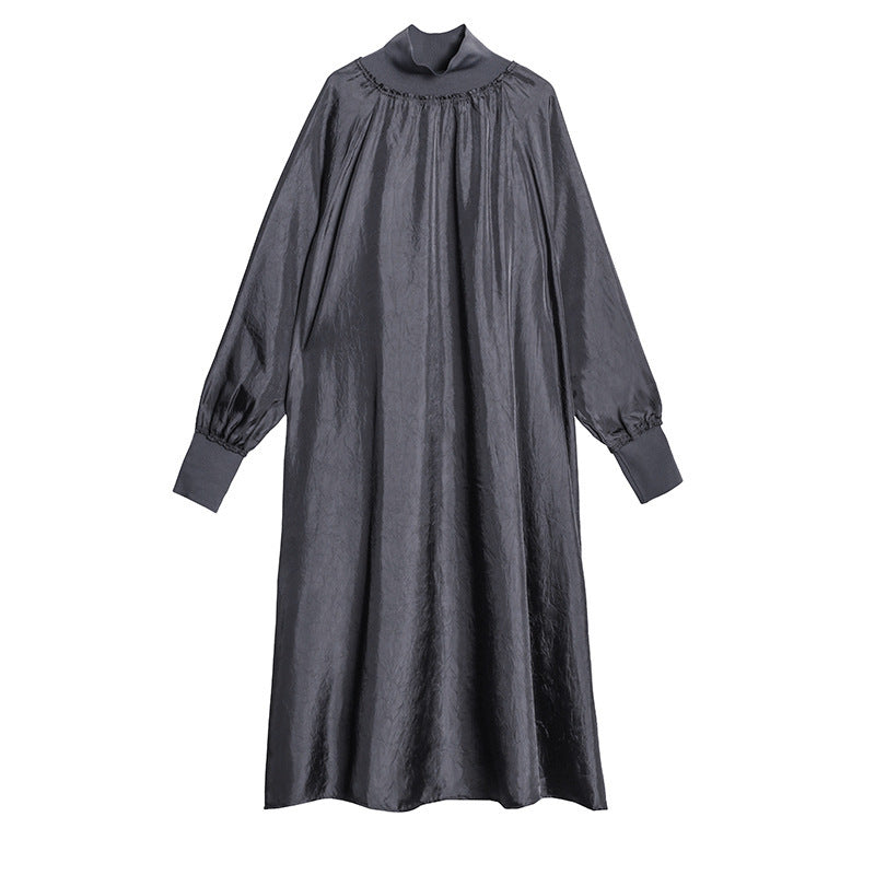 Elegant High Neck Long Sleeves Fall Dresses-Dresses-Free Shipping at meselling99