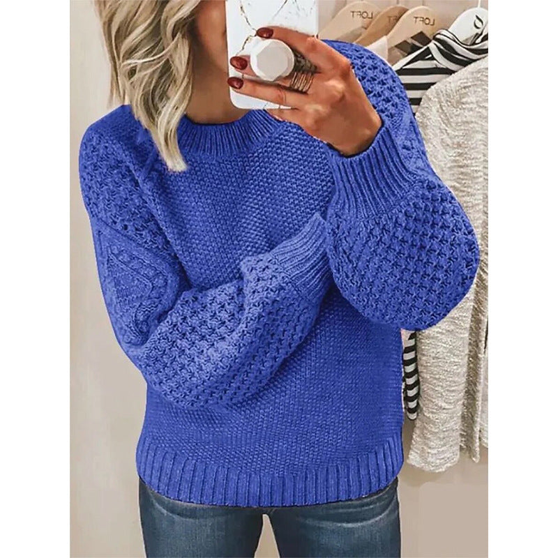 Casual Women Pullover Long Sleeves Sweaters-Shirts & Tops-Free Shipping at meselling99