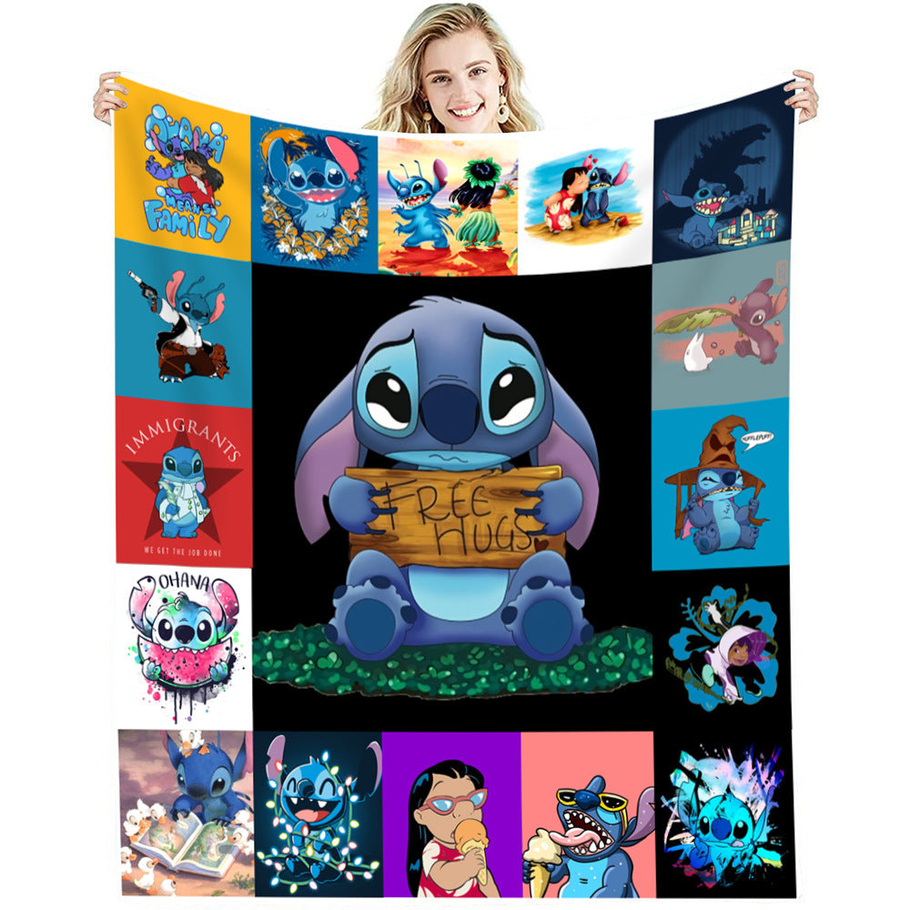 Cartoon Design Fleece Throw Blankets for Christmas-Blankets-2-75*100cm-Free Shipping at meselling99