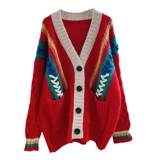 Thicken Warm Knitted Cardigan Sweaters for Women--Free Shipping at meselling99