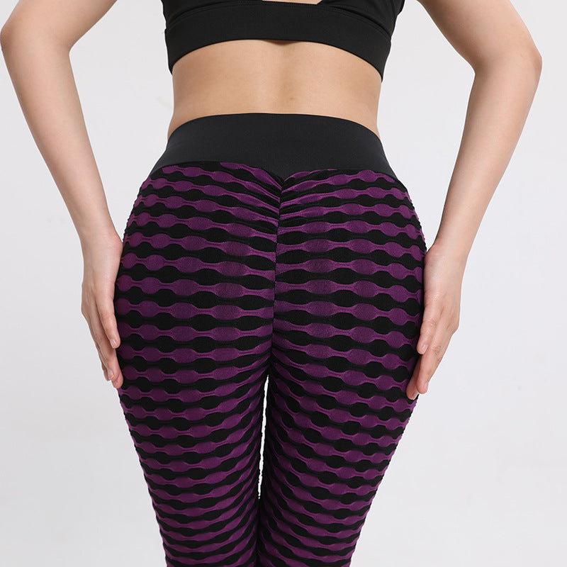 Sexy Striped Running Leggings for Women-Activewear-Free Shipping at meselling99