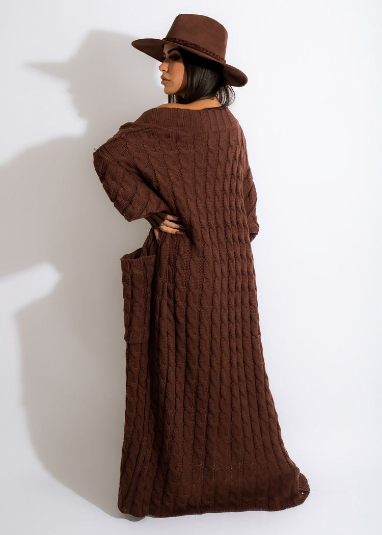 Casual Long Knitting Cardigan Overcoats for Women--Free Shipping at meselling99