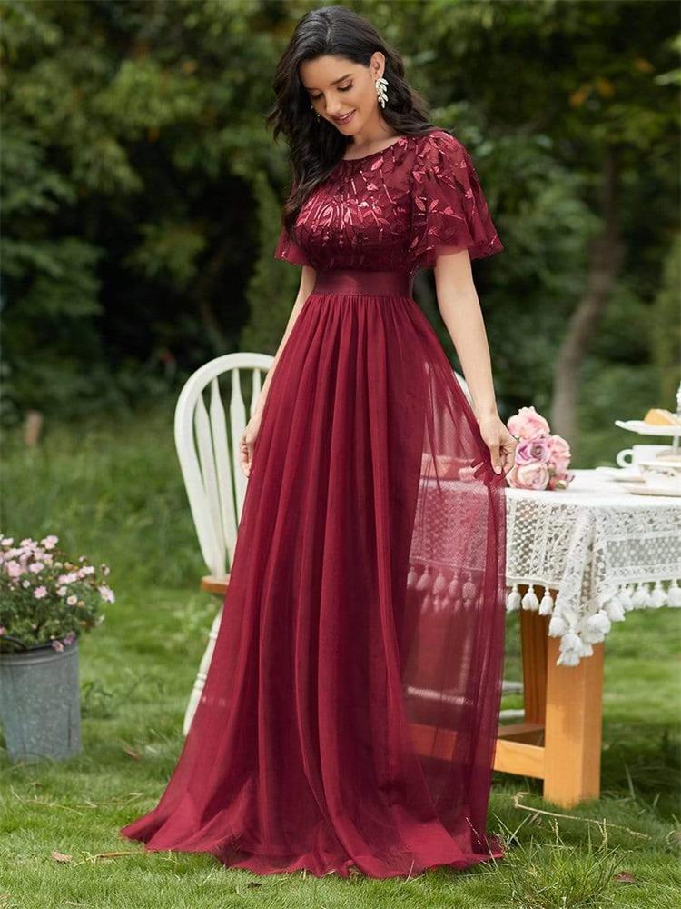 Elegant A Line Evening Dresses for Women-Dresses-Free Shipping at meselling99