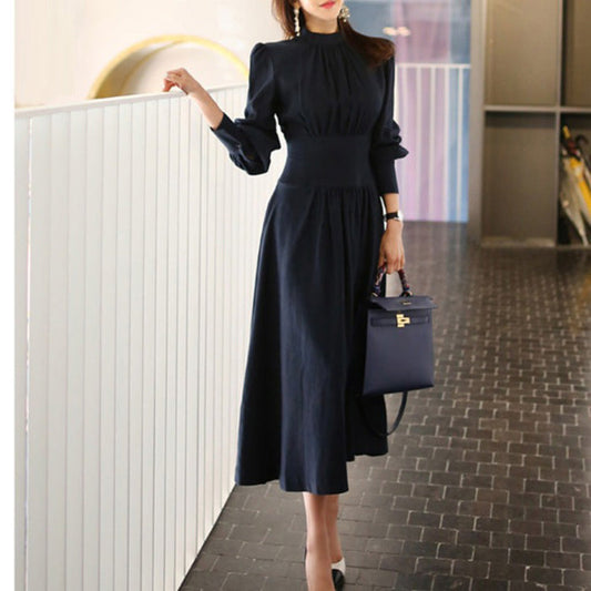Elegant Stand Collar Office Lady Dresses-Dresses-Free Shipping at meselling99