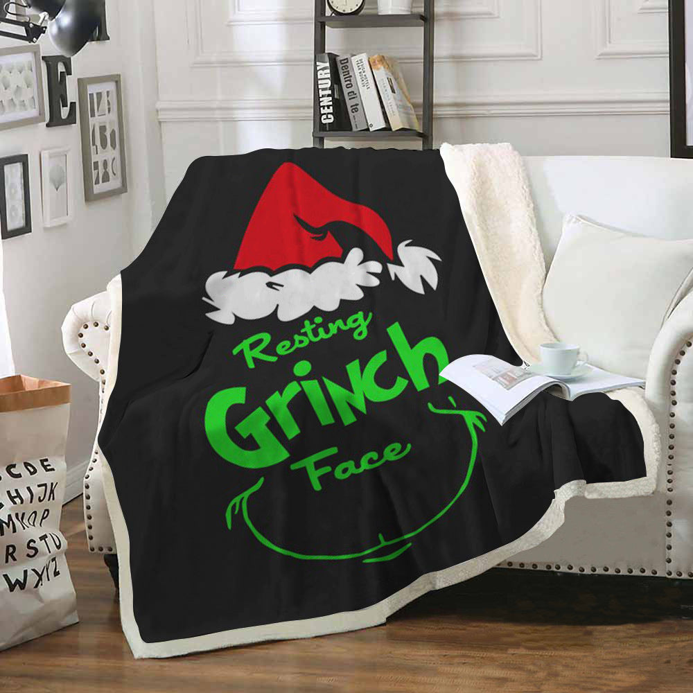 Christmas Grinch Soft Throw Blankets-Blankets-10-50*60 inches-Free Shipping at meselling99
