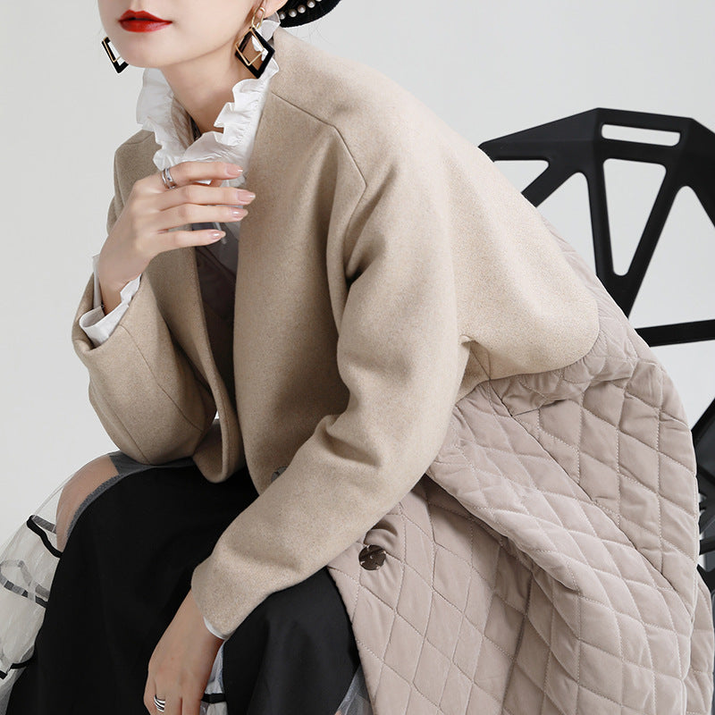Designed Cotton Women Cozy Overcoats-Outerwear-Free Shipping at meselling99