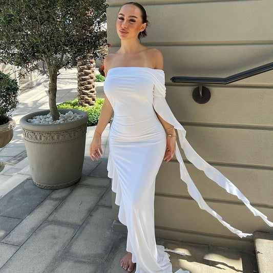 Sexy Off The Shoulder Summer Sheath Dresses-Dresses-Free Shipping at meselling99