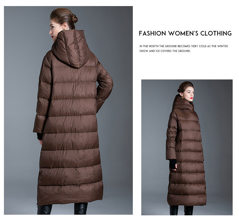 Luxury Winter Plus Sizes Long Down Coats for Women--Free Shipping at meselling99