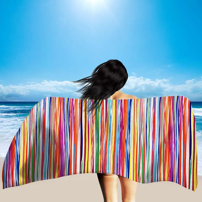 Women Summer Fast Drying Print Beach Bathing Towel--Free Shipping at meselling99