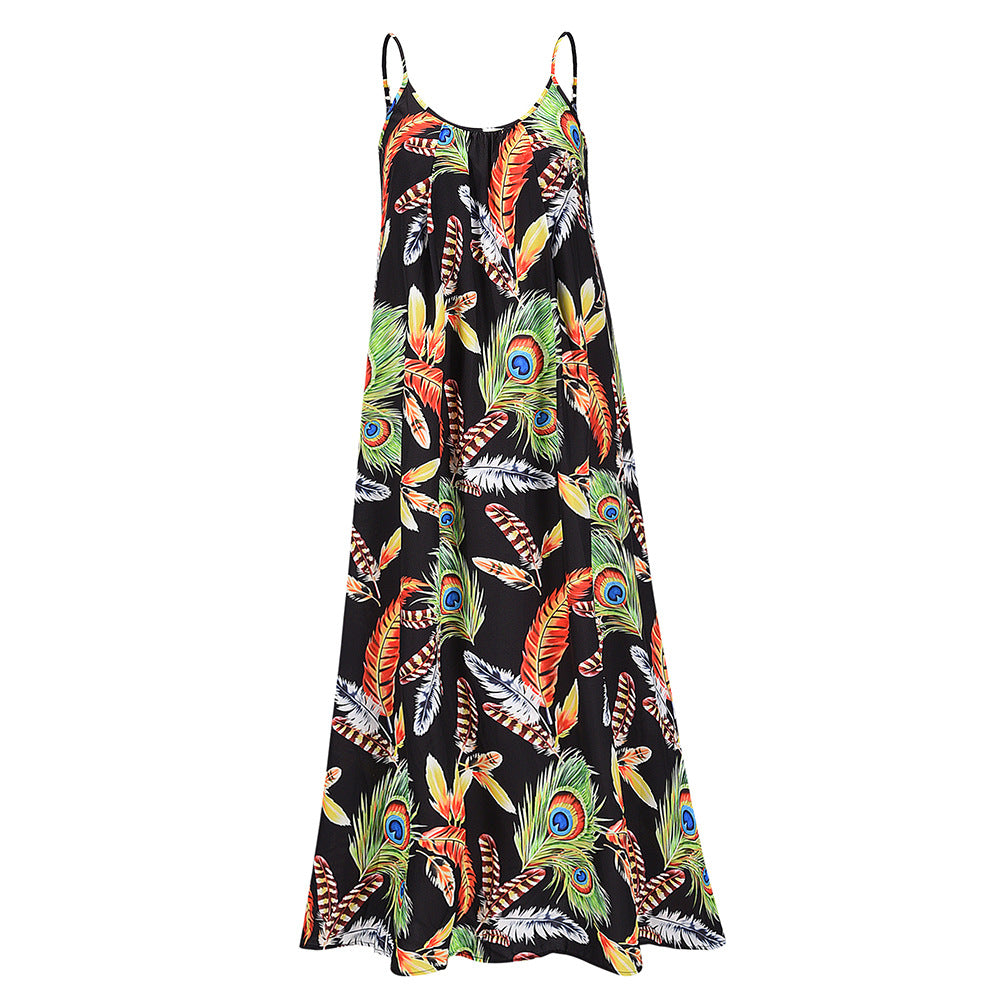 Summer Sleeveless Boho Long Maxi Dresses-Boho Dresses-Free Shipping at meselling99