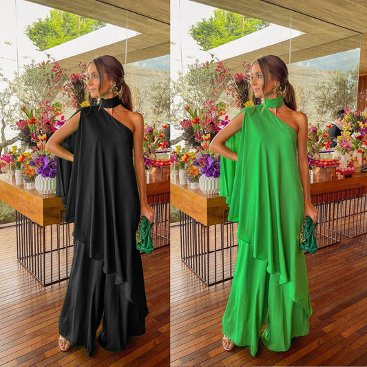 Sexy One Shoulder Summer Outfits Dresses for Holiday-Dresses-Free Shipping at meselling99