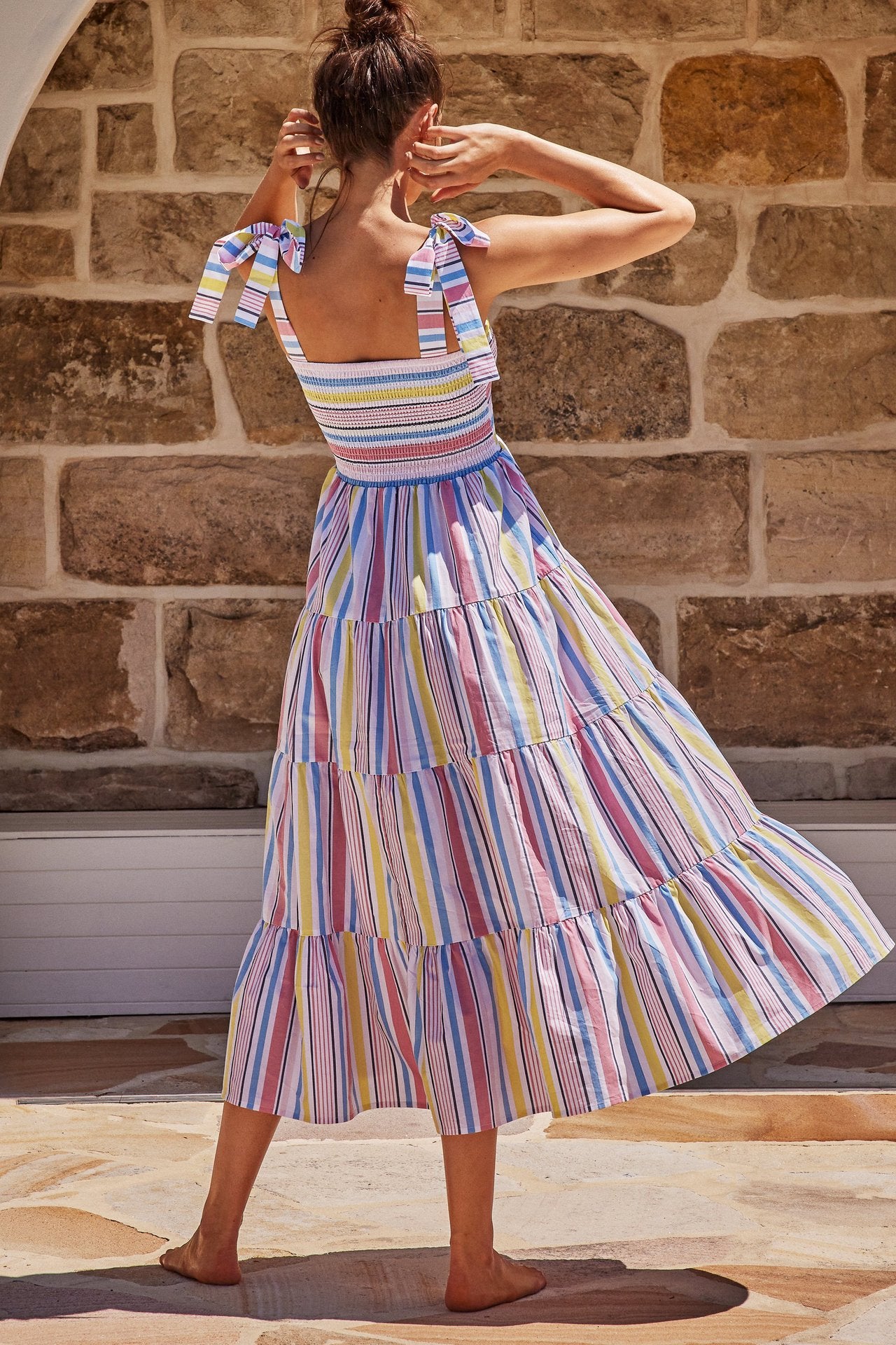 Women Summer Holiday Bangdage Long Dresses-Maxi Dresses-Free Shipping at meselling99