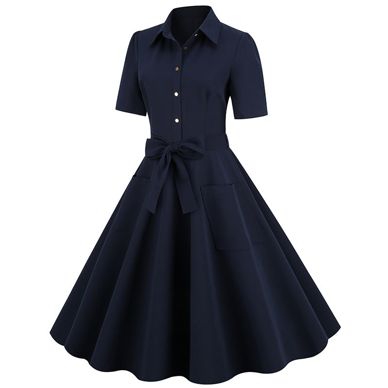 Elegant Short Sleeves Ball Dresses with Belt-Dresses-Free Shipping at meselling99