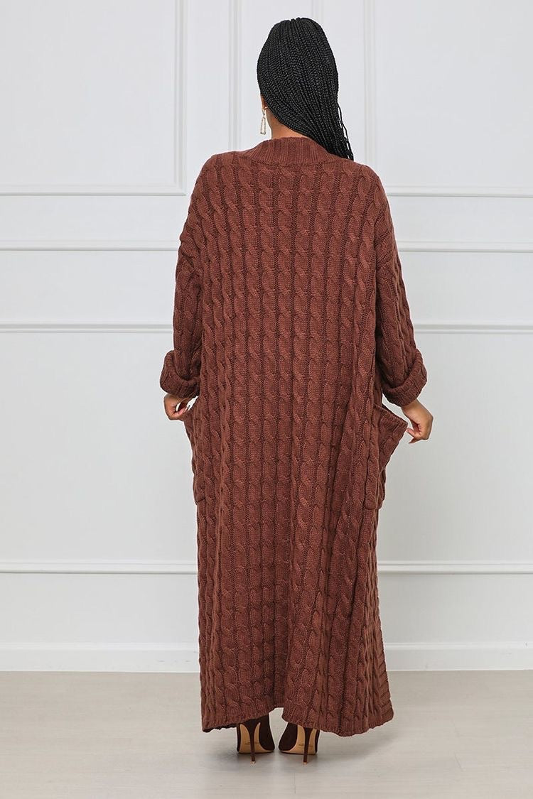 Casual Long Knitting Cardigan Overcoats for Women--Free Shipping at meselling99