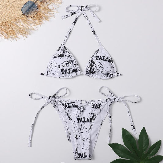 New Women Summer Print Beach Bikini Swiming Suits-The same as picture-S-Free Shipping at meselling99