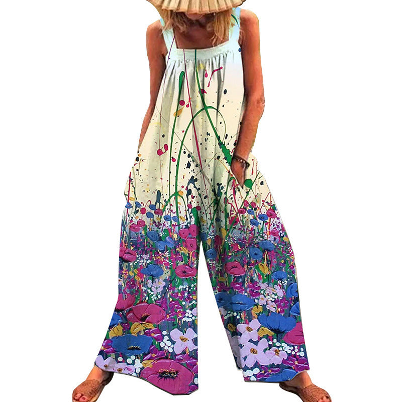 Summer Plus Sizes Women Leisure Rompers--Free Shipping at meselling99