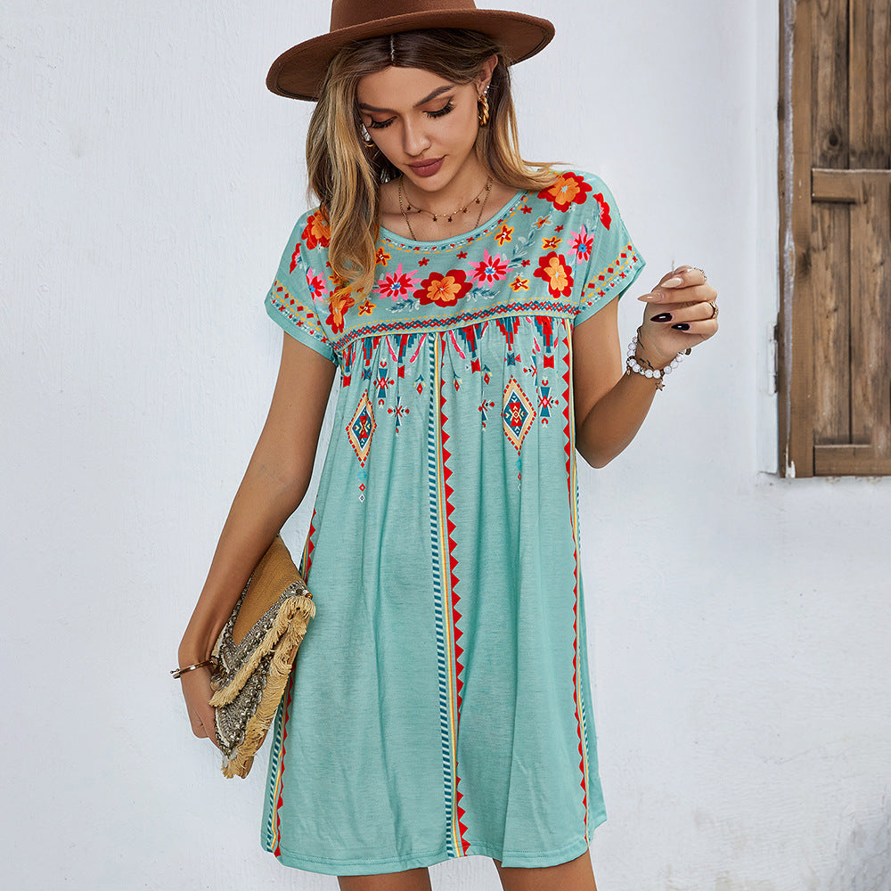 Casual Summer Holiday Sundresses-Dresses-Free Shipping at meselling99