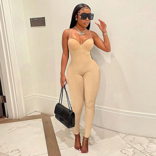 Sexy High Waist Casual Women Sports Jumpsuits-Suits-Free Shipping at meselling99