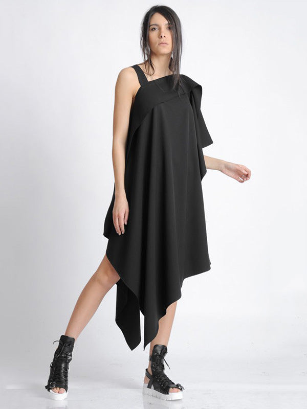 Casual Asymmetrical Designed Dresses-Dresses-Free Shipping at meselling99