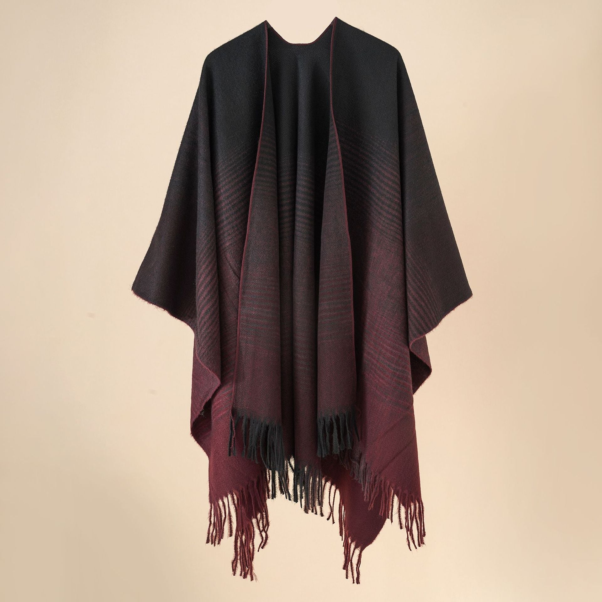 Fashion Tassels Shawls for Women-shawls-Black-155CM-Free Shipping at meselling99