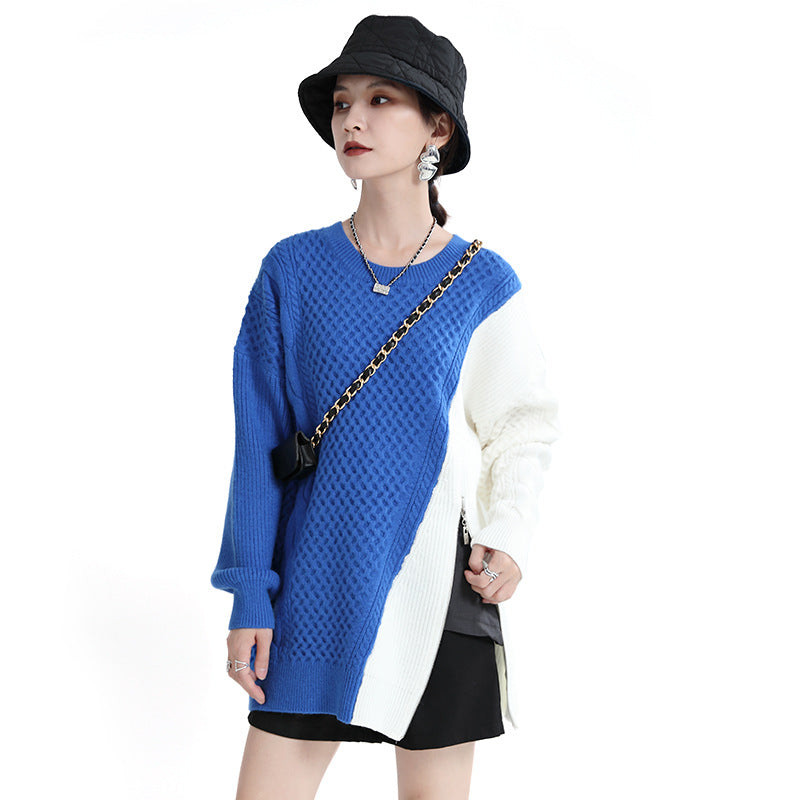 Designed Women Zipper Knitted Winter Sweaters-Shirts & Tops-Free Shipping at meselling99
