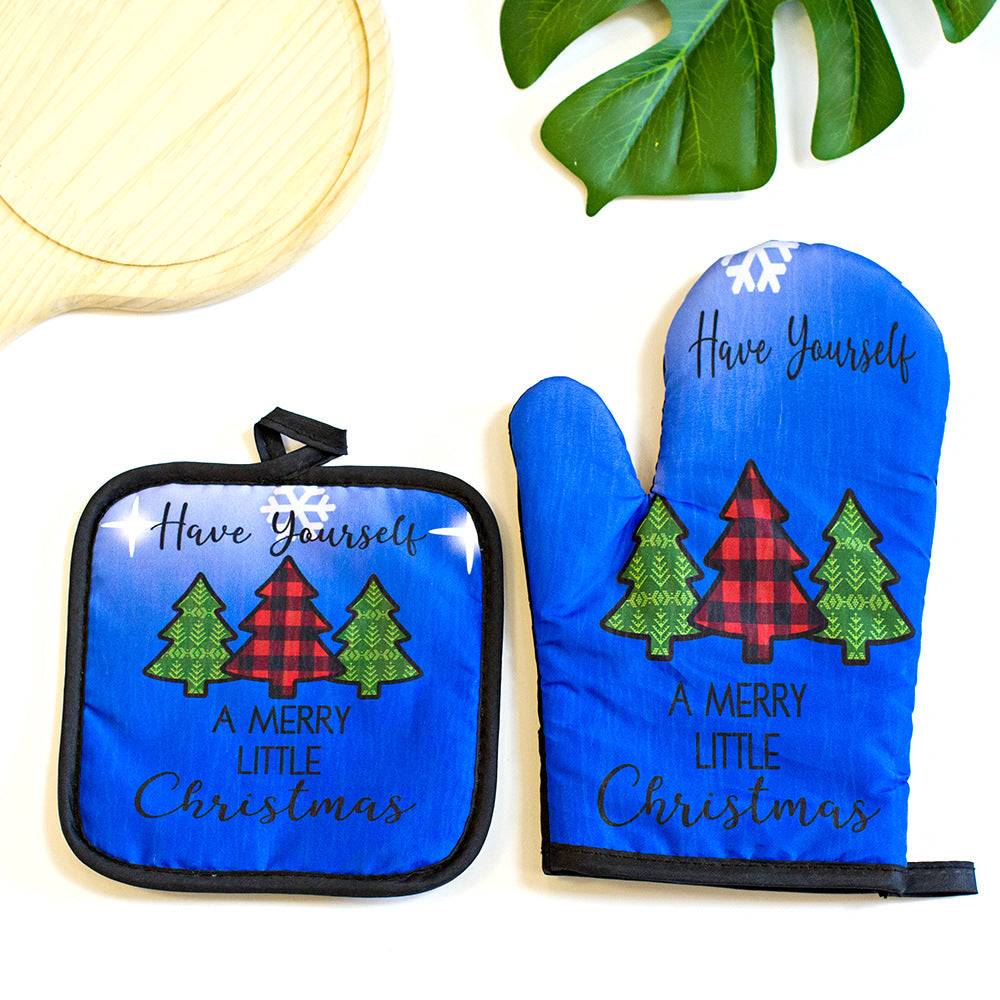 Buy One Get One Christmas Kitchen Oven Gloves-16-Free Shipping at meselling99