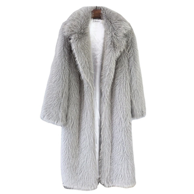 Winter Man-made Faux Fur Coats for Women--Free Shipping at meselling99