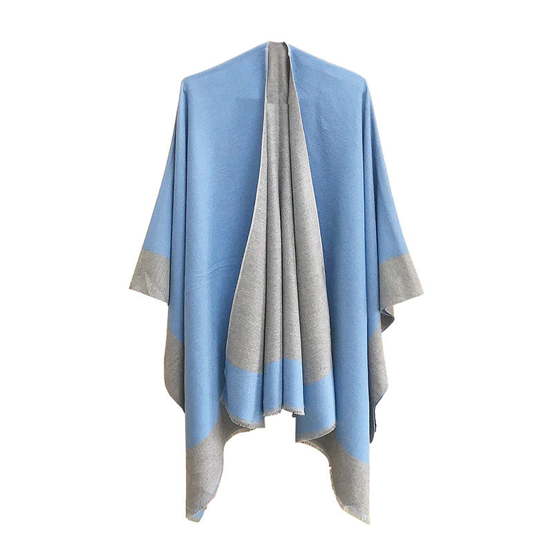 Fashion Traveling Shawls for Women-Scarves & Shawls-Sky Blue-150x130cm-Free Shipping at meselling99