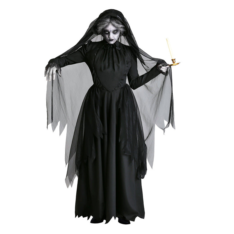 Halloween Black Women Witch Cosplay-Costumes & Accessories-Free Shipping at meselling99