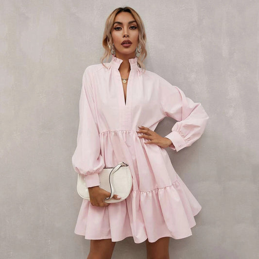 Casual Long Sleeves Daily Dresses-Dresses-Free Shipping at meselling99