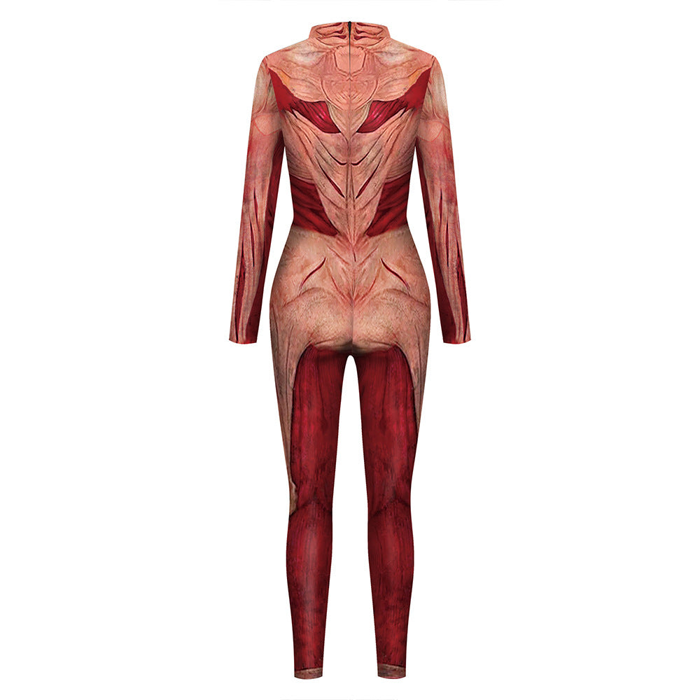 3D Human Muscle Cosplay Jumpsuits-Jumpsuits & Rompers-Free Shipping at meselling99