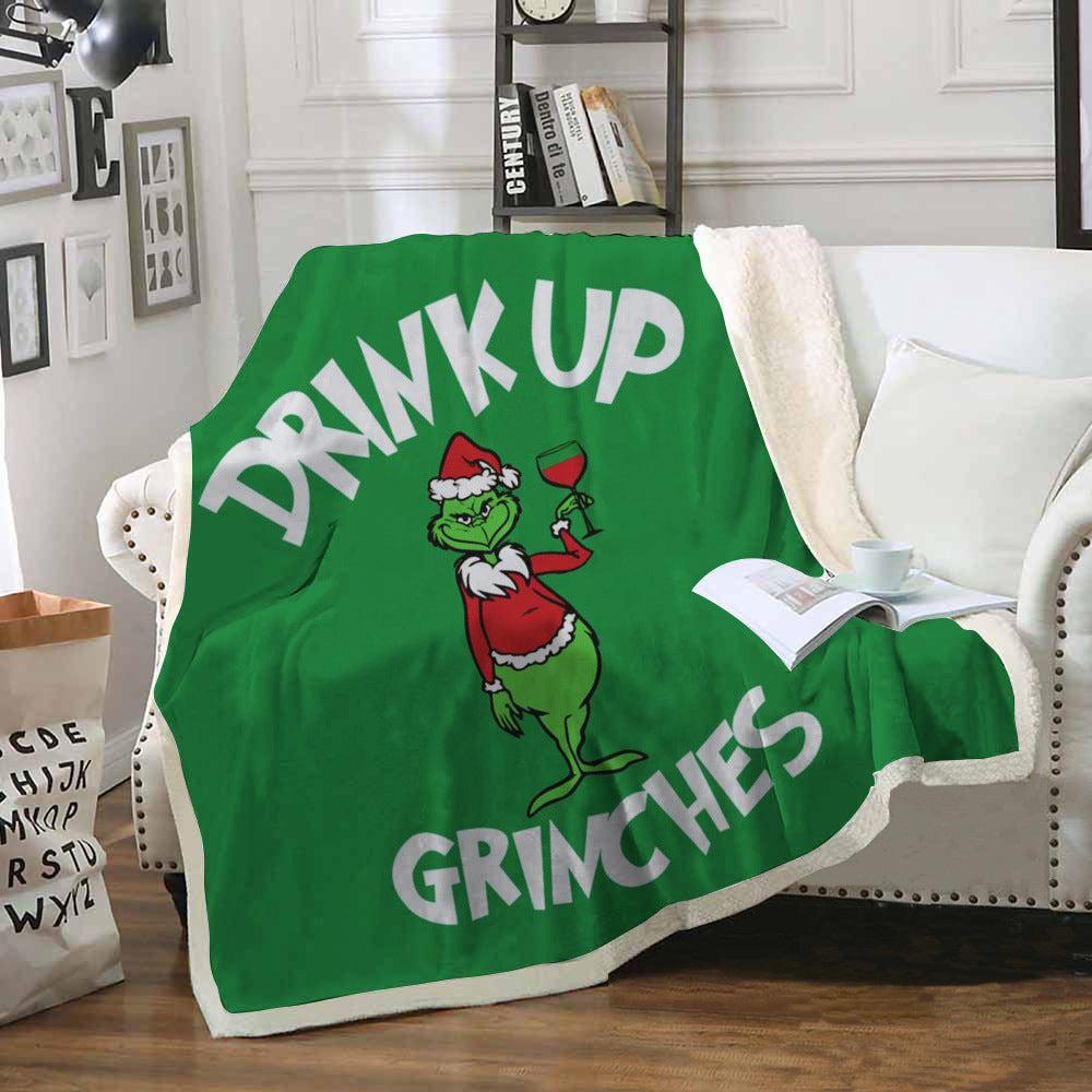Christmas Grinch Soft Throw Blankets-Blankets-6-50*60 inches-Free Shipping at meselling99