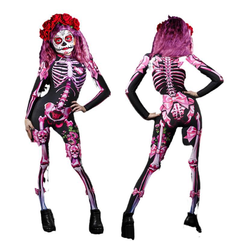 Holloween Horrible Skeleton Jumpsuit for Adult&kids-Costumes & Accessories-Free Shipping at meselling99