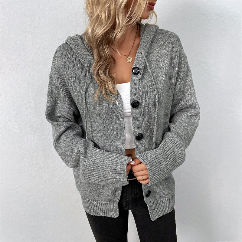 Fashion Drawstring Knitted Cardigan Coats for Women-Coats & Jackets-Free Shipping at meselling99