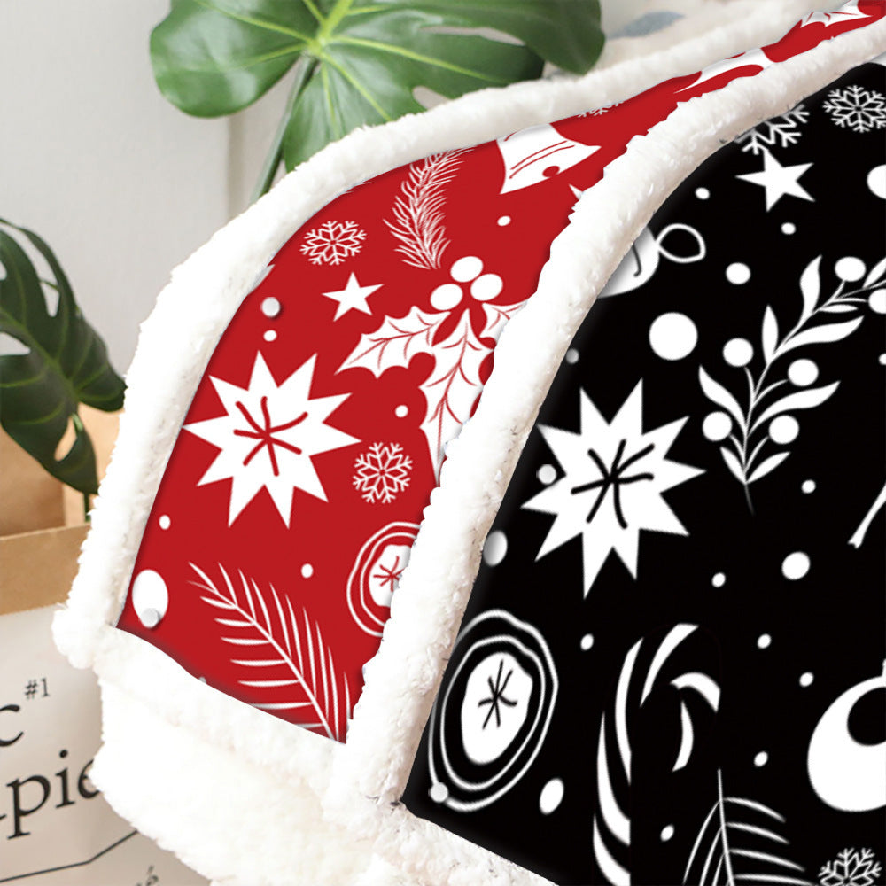 2 In 1 Warm Soft Throw Blanket for Christmas-Blankets-Free Shipping at meselling99