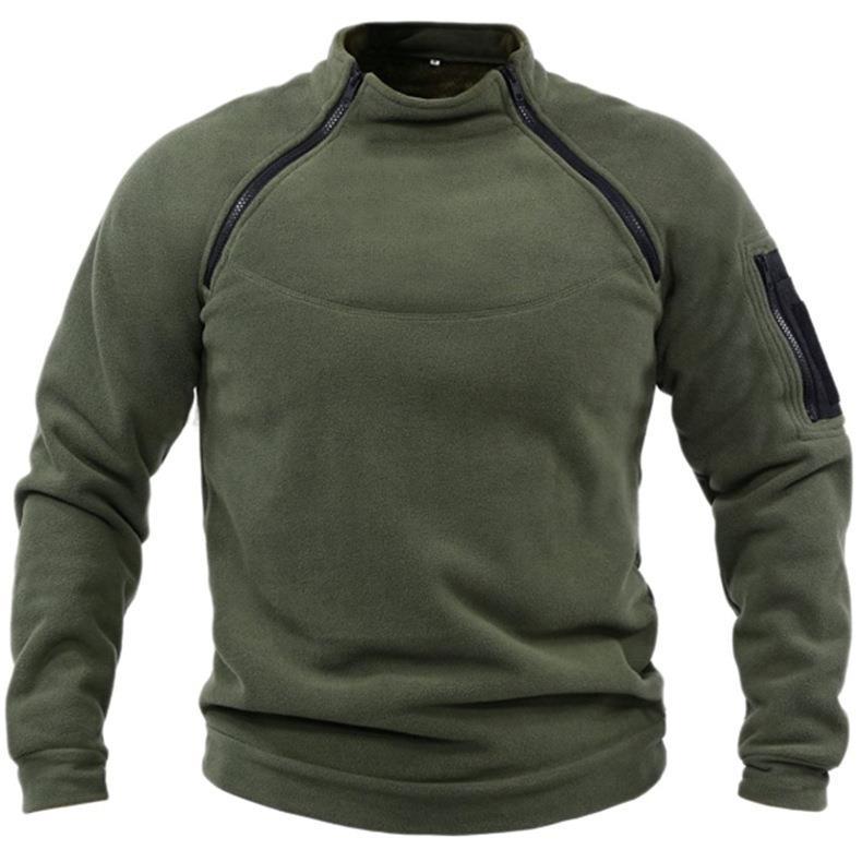 Warm Turtleneck Pullover Sweaters for Men-Army Green-S-Free Shipping at meselling99