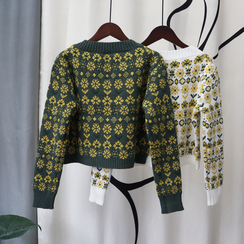 Vintage Designed Knitted Cardigan Sweaters-Shirts & Tops-Free Shipping at meselling99