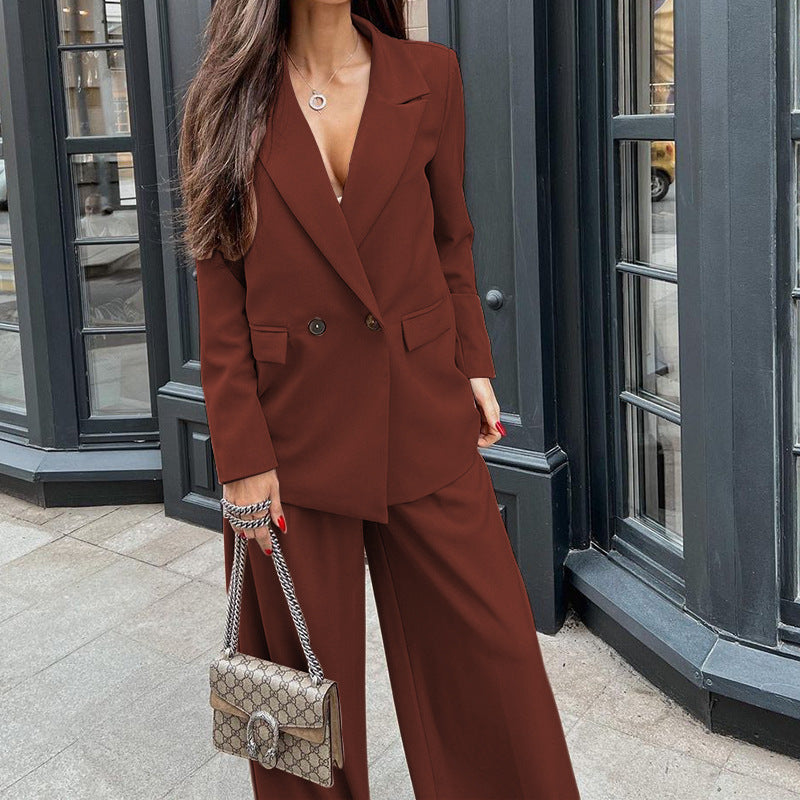 Fashion Long Sleeves Blazers and Pants for Women-Suits-Free Shipping at meselling99