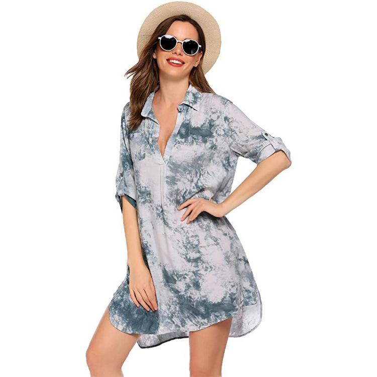 Summer Beach Sun Proof Blouses--Free Shipping at meselling99