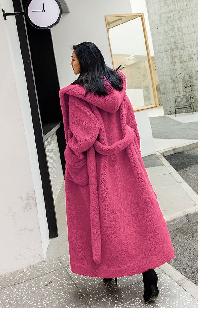 Luxury Women Fashion Long Fur Overcoat for Winter-Outerwear-Free Shipping at meselling99